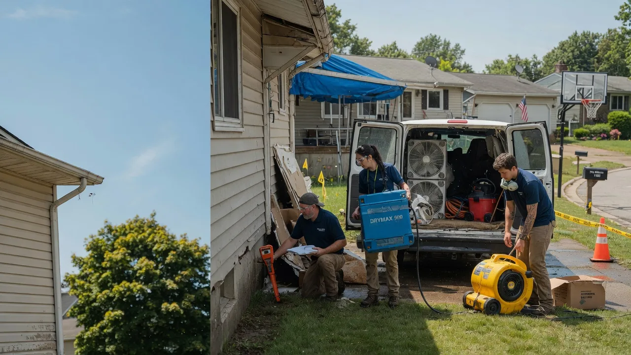 Ceiling Leak Cleanup in Montpelier, OH near me